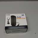 ELOHEI 12V Car Heater, 150W 2-in-1 Fast Portable fan Heater and Defroster for Car Windshield, Car Heater that Plugs Into Cigarette Lighter with Suction Holder for All Cars (Black)