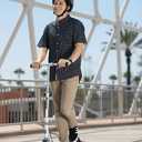 Razor A6 Kick Scooter for Kids Ages 8+ - Extra-Tall Handlebars & Longer Deck, 10" Urethane Wheels, Aluminum Frame, Anti-Rattle Technology, for Riders Up to 220 lbs