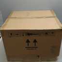 Self Cleaning Litter Box,Open Top Automatic Litter Box with App Control for Multiple Cats, Safety Sensors Protection, Odor Control Includes 2 roll Liners,Large Waste Bin, Cream White