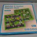 rifamee 2 in 1 Magnetic Color and Number Maze Magnet Alphabet Counting Double Sided Board Wood Puzzle Fine Motor Skills Montessori Preschool Toys Gifts for Boys and Girls 35 Age (Big Car, One Size)