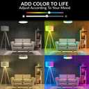 Himalayan Glow Color Changing LED Light Bulb, RGB Lights & Dimmable, WiFi Control Multicolor Bulb,Best for Home Dcor, Compatible with Alexa, Google Home & Mobile App, 4 Count