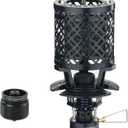 CAMPINGMOON T-HEATER GASWARE Gas Heater Propane Isobutane for Camping Outdoor Collaboration Limited Edition with EVA Case (BKNX-92+Z22)
