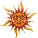 VZVXCC Sun Metal Wall Art Outdoor Decor-Rustic Retro 3D Sun Face Metal Wall Sculpture Large Outdoor Wall Art Hanging Decoration Garden, Patio, Farmhouse Mothers Day Gifts (Bright Yellow)