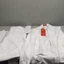 U LOOK UGLY TODAY Men's Party Suit Solid Color Prom Suit for Themed Party Events Clubbing Jacket with Tie Pants S, White