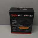 Mueller Heart 5 Waffle Maker, Waffle Iron, Adjustable Browning Control & Nonstick, Cool Touch Handle, Easy to Clean, Small Kitchen Appliances