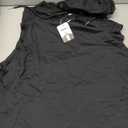 Babioboa Men's Workout Hooded Tank Tops Bodybuilding Muscle Cut Off T-Shirt Sleeveless Gym Hoodies Black, Large