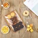 400PCS 3.2Mil Clear Cellophane Bags Self Sealing 5x7 Inches Cookies Bags Self Adhesive Resealable Cello Bag for Packaging Cookies Party Favors Gifts, Thick