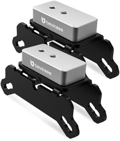 Bevinsee 3-4 Ton Jack Stand Adapter Compatible with BMW & MINI Compatible with Toyota Supra A90 Nissan GTR, Aluminum Car Lifting Jack Pad Repair Tool Frame Protector