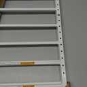 Ingenuity The Stairway 42W Series Safety Pet and Baby Gate, 28"-42" Wide, 28" Tall, for Stairway or Hallways - White Metal