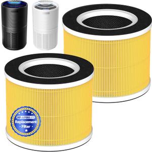 RP-AP088-F1 Replacement Filter for RENPHO Air Purifier RP-AP088W, RP-AP088, RP-AP088B True HEPA Filter 5-Stage Filtration System Pet Care #RP-AP088-F1, 2 PACK