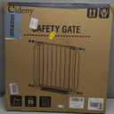 Baby Gate No Drilling, 29"-40" Auto Close Dog Gate Indoor for Doorways & Stairs, Pressure Mounted Adjustable Pet Gate, Easy Walk Through Child Gate for Children & Pets Stroller Friendly, White (29-40"Wide, 28"Tall)