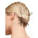 Day Rate Beauty Petite Power Pin (5.5-Inch) U-Shaped French Hair Pin for Buns & Updos Nylon-Coated, Anti-Snag, Hair-Safe Made in USA (Fawn)