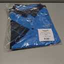 LULY YANG DSP Men's Active Polo - Short Sleeve (Blue, XXL)