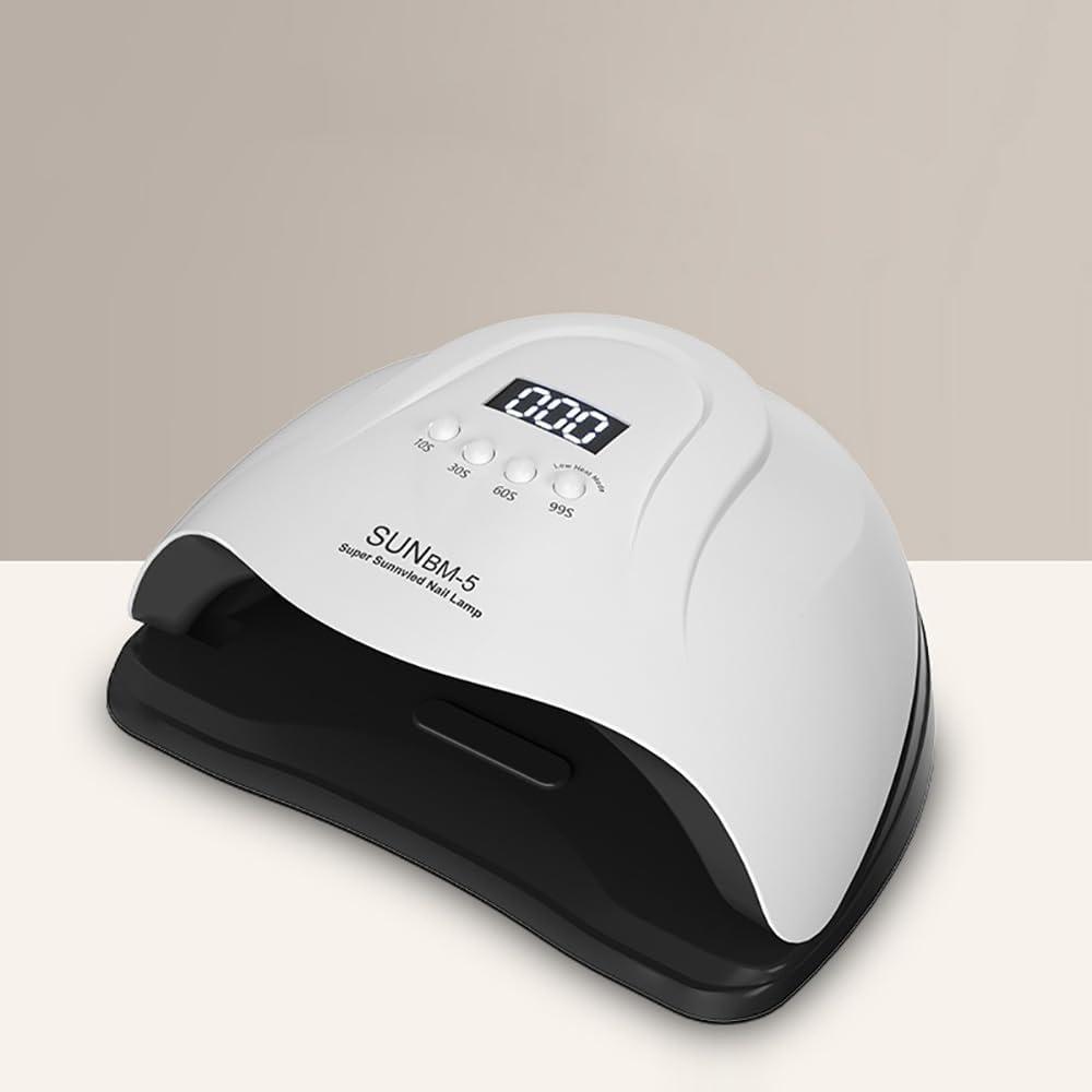 Professional Nail Dryer Lamp with LCD Screen, 108W UV/LED Light & Smart Sensor - Fast Curing for Gel Polish, Perfect for Home and Salon Manicure Kits