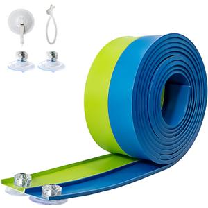 Flex Tracks 15 Ft for Kids Starter Set, Flexible Race Car Ramp Track with Suction Cups Compatible with Diecast 1/64th Cars for Ages 3 & Up (Green & Blue)