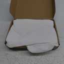 Amazon Basics Lightweight Pleated Bed Skirt, Full, Bright White, Solid