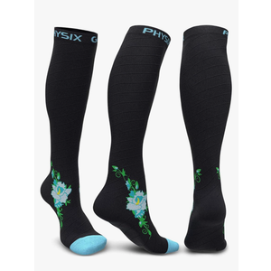 Physix Gear Compression Socks 20-30 mmHg - Men & Women - Running, Nurses, Shin Splints, Flight, Travel,Size XXL, 1 Pair