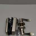 Veise VE017-L Fingerprint Smart Lock with 2 Lever Handles, Keyless Entry Front Door Lock Set, App Control, Electronic Digital Keypad Deadbolt, Easy Installation, Emergency Power Port, Satin Nickel