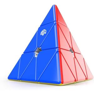 GAN Pyraminx 36 Magnets, Speed Magnetic Pyramid Puzzle Stickerless Triangle Cube (Standard)