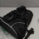 WOYYHO Pet Dog Carrier Backpack Small Dog Front Backpack Ventilated Mesh Dog Travel Back Pack with Safety Belt for Travel Hiking Cycling Outdoor Adventures (Size M: 5-9 lbs, Black)