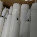 Reginary 36 Pieces Flameless Taper Candles Bulk 11" Plastic Lights Window LED Battery Operated Candlesticks Without Remote for Birthday Wedding Church Decor Party Supplies (Ivory)