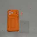 GIVELOT for iPhone 17 Pro Max Case with Card Holder（4-5 Cards）[9H Screen Protector ][Full Camera Protection][RFID Blocking][Hidden Kickstand]Rugged Heavy Duty Wallet Case for iPhone 17 Pro Max, Orange