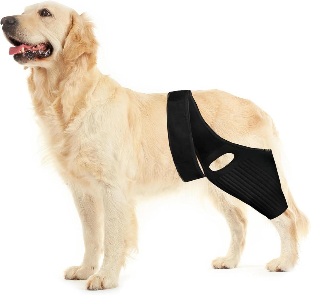 Dog Knee Brace, Dog ACL Brace for Front Torn and Back Hind Rear Legs ACL Tear, Dog Hip Knee Leg Brace for Hip Dysplasia, Dog Arthritis, Luxating Patella, Comfortable and Adjustable