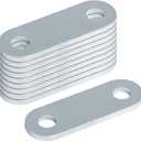 10 Pcs 2-5/8" Center to Center Trailers Leaf Spring Shackles for Double Eye Leaf Spring, 3/16" Thick