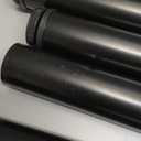 QLLY 26 inch Adjustable Tall Metal Desk Legs, Office Table Furniture Leg Set, Set of 4 (26 inch, Black)