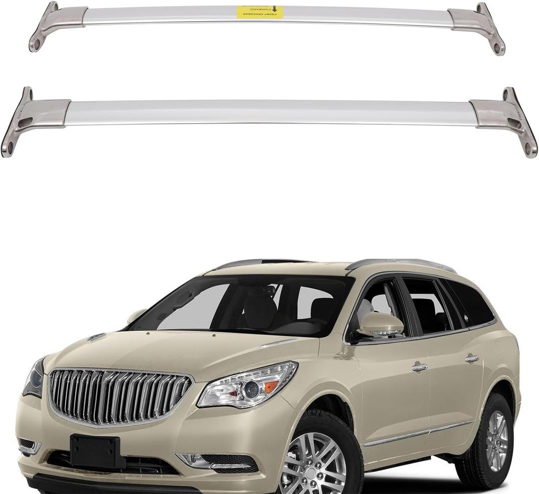 OCPTY Roof Rack CrossBars Fit for Buick Enclave 2009 2010 2011 2012 2013 2014 2015 2016 Luggage Racks Rooftop Cargo Carrier Bag Kayak Canoe Bike