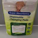 100 Pack Disposable Diaper Changing Pads for Baby Leakproof & Super Absorbency Disposable Underpads Large Toddler Pads Absorbent Fluff Protective Table Pads, Pee Pads for Babies, Kids 18" x 13"