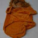 DELIFUR Dog Halloween Lion Costume - Adorable Pet Dress Up Clothes Animal Warmth Cosplay Holiday Coat for Medium and Large Dog Funny Outfit Comfort (Orange Lion, X-Large)