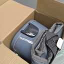 Electric Heated Lunch Box for Men/Women Home 80W Portable Food Warmer with 12V/24V/110V/220V Stainless Steel Leakproof Container for Work Travel Jobsite Camping Christmas White Elephant Gifts (Black & Grey)