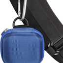 2 x Hermitshell Travel Case for Skullcandy Indy True Wireless in-Ear Earbud (Only Case) (Blue)