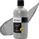 Artecho Grey Acrylic Paint - Large Bottle 500ml / 17oz, Craft Paint for Canvas, Rocks, Wood, Fabric, Ceramic, Non-Toxic