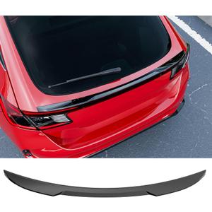 Spoiler Compatible with 2022-2026 Honda Civic Hatchback Trunk Spoiler ABS Lip Spoiler Wing Replacement for 2022 2023 2024 2025 2026 Honda Civic Accessories(Glossy Black)