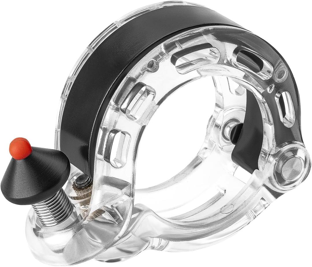 ROCKBROS Bike Bell, Hidden Bicycle Bell with Clear& Long Sound, Durable MTB Bell for 22.2/25.4/31.8 mm Standard Handlebar Size, More Than 100DB, Bike Horn for Adults or Kids Bike