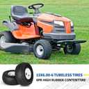 GICOOL (2 Pack) 15x6.00-6 Tubeless Tire and Wheel, 3" Offset Hub, 3/4" Bearing, 4 Ply, 15x6-6 Lawn Mower Front Tires, Compatible with 100 and 300 Series John Deere Riding Mower, Lawn Tractor and More