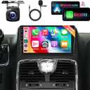 [8 CORE 6G+128G] Car Radio for Dodge Grand Caravan 2011-2020 / for Chrysler Grand Voyager 2011-2015 with Wireless Carplay/Android Auto, Android 13 IPS Car Stereo, Bluetooth, GPS, WiFi, + Backup Cam