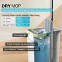 JOYMOOP Hands-Free Self-Cleaning Microfiber Mop and Bucket Set for Home & Commercial Use, Mops for Floor Cleaning and Wall Cleaner, Hardwood, Tile, Laminate, Vinyl Floors, Smooth Walls, Glass Windows