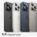 for iPhone 14/15/16 Pro & Pro Max Camera Lens Protector [2 Pack], Tempered Glass with Metal Alloy Frame, for iphone 16 pro max lens protector, HD Clear Photography, White