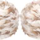 PATIKIL 70 Yards Fur Yarn, 2 Skeins 100 Grams Soft Plush Fluffy Chunky Polyester Faux Fur Eyelash Yarn for Crocheting Hand Knitting Blanket Hats Crochet Crafting, Chestnut Shell Color