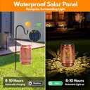 Solar Lantern Outdoor Lamp Waterproof Decorations Garden Decor, Christmas Birthday Gifts for Women, Mom, Grandma Decorative Garden, Yard, Patio, Lawn, Balcony Porch - Hummingbird B