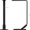 JKSWT LED Desk Lamp, Eye-Caring Table Lamps Natural Light Protects Eyes Dimmable Office Lamp with 5 Color Modes USB Charging Port Touch Control and Memory Function, 10W Reading Lamp, Black
