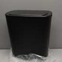 TIPGO 5 Gallon Motion Senor Bathroom Trash Can with Lid, Automatic Garbage Can Touchless, Smart Plastic Waste Basket for Narrow Spaces, Bathroom, Office, Bedroom, Living Room (Black)