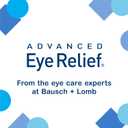 Bausch + Lomb Advanced Eye Relief, Maximum Redness Reliever and Lubricant Eye Drops, Soothes Burning & Irritated Dry Eyes, Moisturizes & Comforts, 0.5 Fl Oz (Pack of 6)