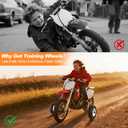 Dirt Bike Training Wheels, Universal Fit Electric Dirt Bike Razor MX125 MX350 MX500, Most 50CC Motorcycles Yamaha PW50 TTR50 and Honda CRF50 XR50 Z50,Adjustable Height Training Wheels for Beginners