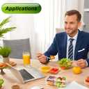 Snack Containers Vacuum-Sealed 20 Pack Dual-Compartment Lunchable BPA-Free Box with Lids Condiment Cups for Dipping Sauce Fruit Salad Dressing Office School Picnic Lunch for On the Go Take Out Foods