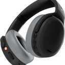 Skullcandy Crusher ANC 2 Wireless Over-Ear Bluetooth Headphones with Multi-Sensory Bass, Active Noise Cancelling, Up to 60 Hours Battery, Microphone for iPhone Android - Black/Asphalt