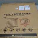 51.18" Extra Tall Cat Gate for Doorway, 30.5"-40" Auto Close Pet Gate Include 2.75" and 5.5" Extension Kits, No Drilling Pressure Mount Kit, Suitable for Doorways or Kitchen, New White (51.18" tall)